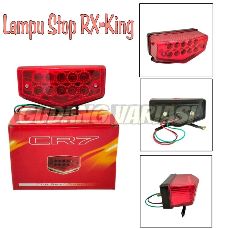 Lampu stop belakang rx king plus breket kodok dudukan lampu rx king