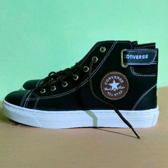 Sepatu Conves Boot Sneaker Casual Sol Sudah Di Jahit