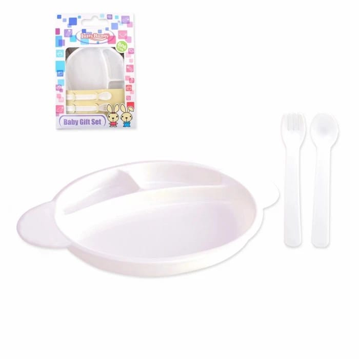 LUSTY BUNNY FEEDING SET 3PC LB-1382 perlengkapan makan bayi BPA FREE