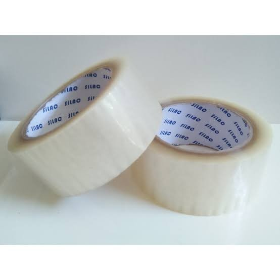 

Isolasi / Lakban / Selotip Tape Bening 12mm Dan 48mm Panjang 101 Yard
