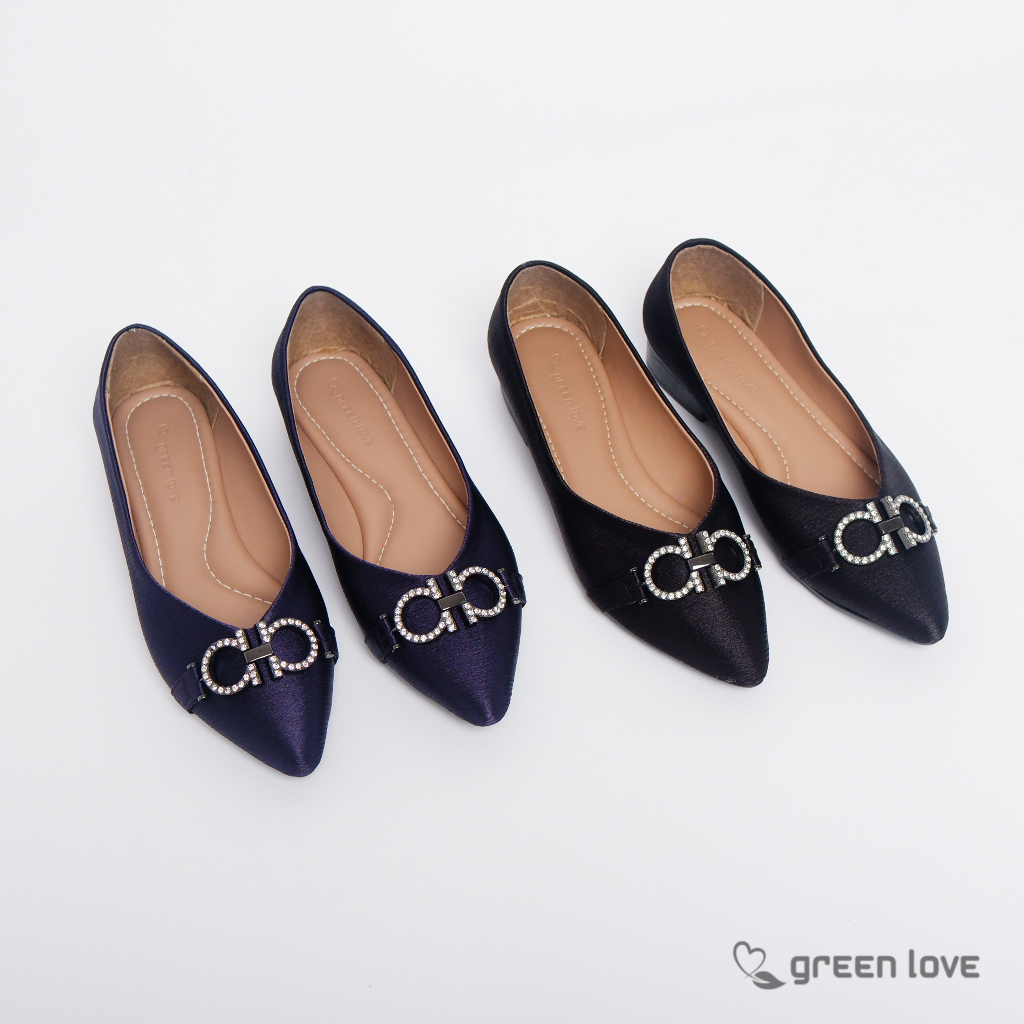 Green Love Sepatu Pantofel CAMELLIA