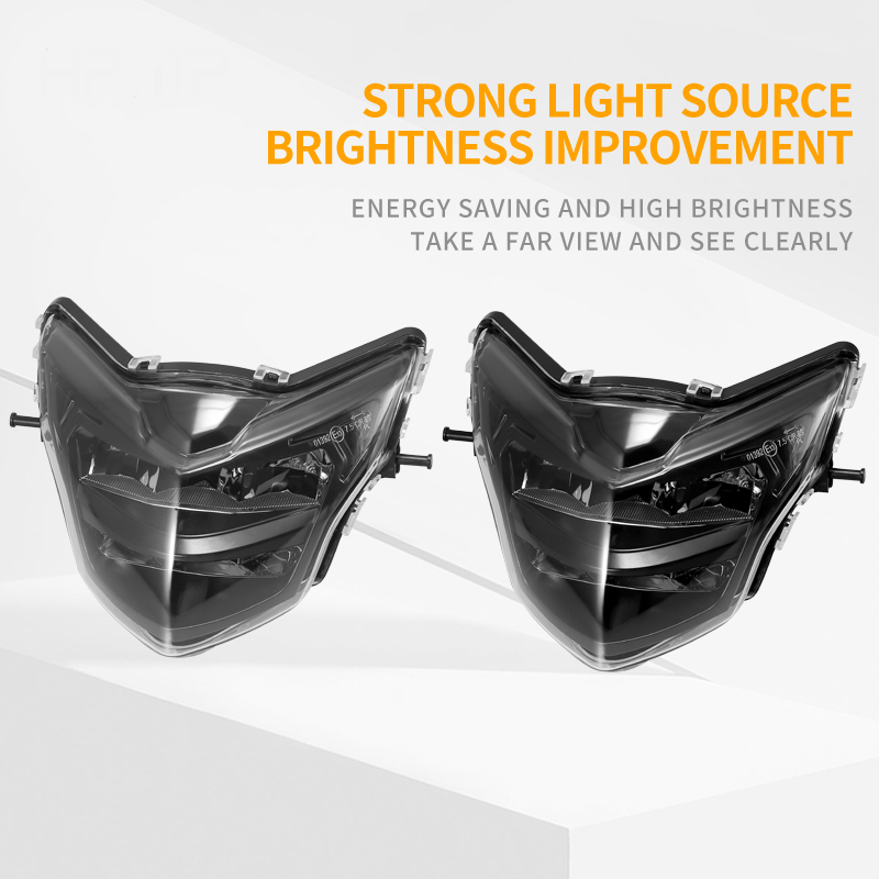 ID FREE H4 SOKET ZHIPAT LAMPU DEPAN LED HIGHLOW BEAM UNTUK YAMAHA LC135 JUPITER MX135 MX NEW 135