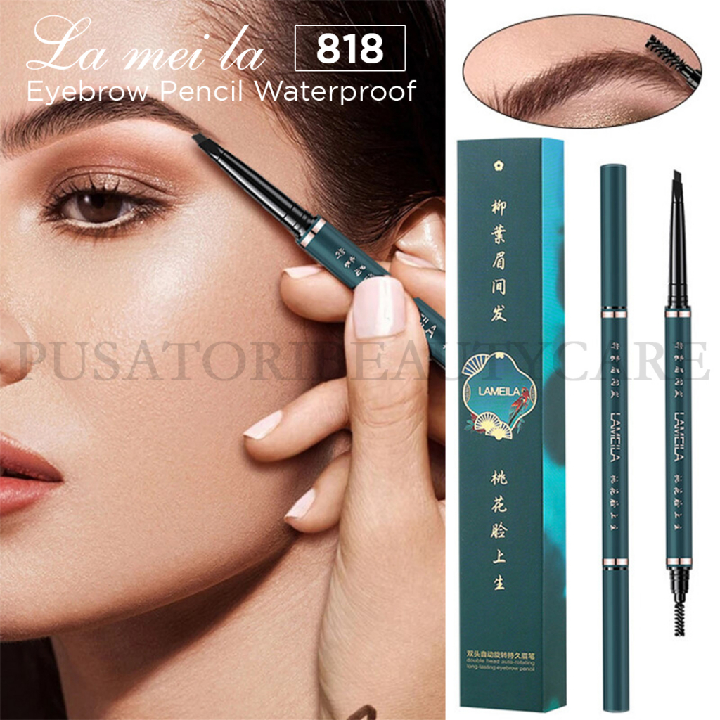 LAMEILA 818 Eyebrow Pencil Waterproof Pinsil alis Anti Air