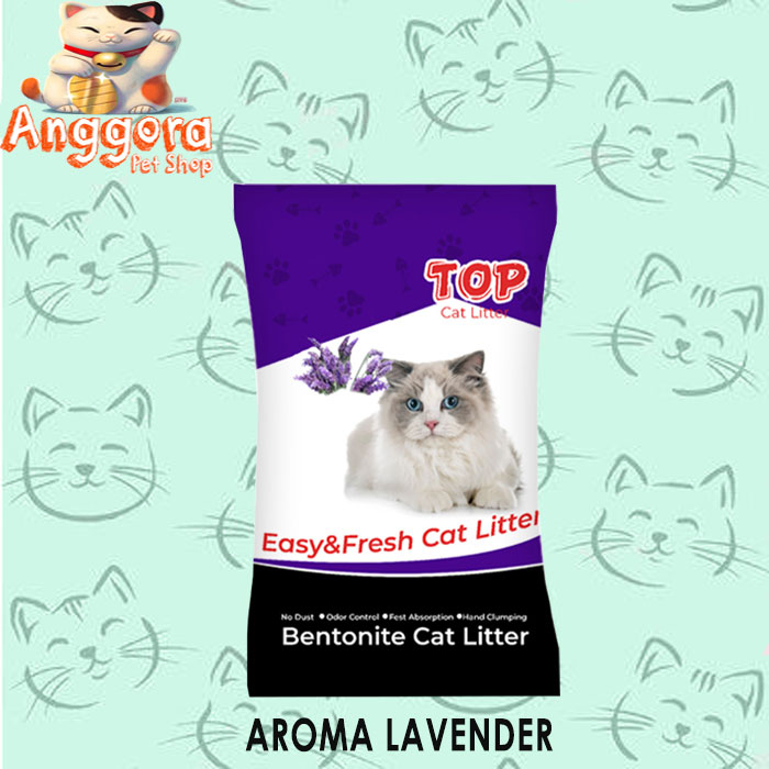 Pasir Kucing Gumpal Wangi - TOP 25L=20kg All Varian ( EKSPEDISI )