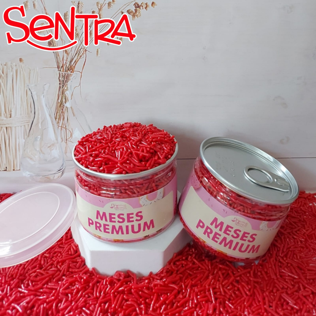 

Sprinkle Meses Premium Warna Merah Kemasan PET CAN