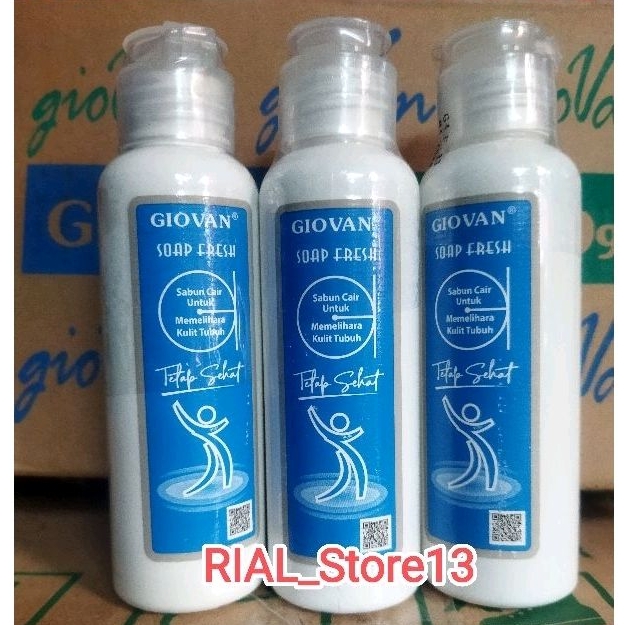 SABUN GIOVAN SOAP FRESH (Biru) 90 ml KEMASAN TERBARU / BIANG KERINGAT / GATAL-GATAL