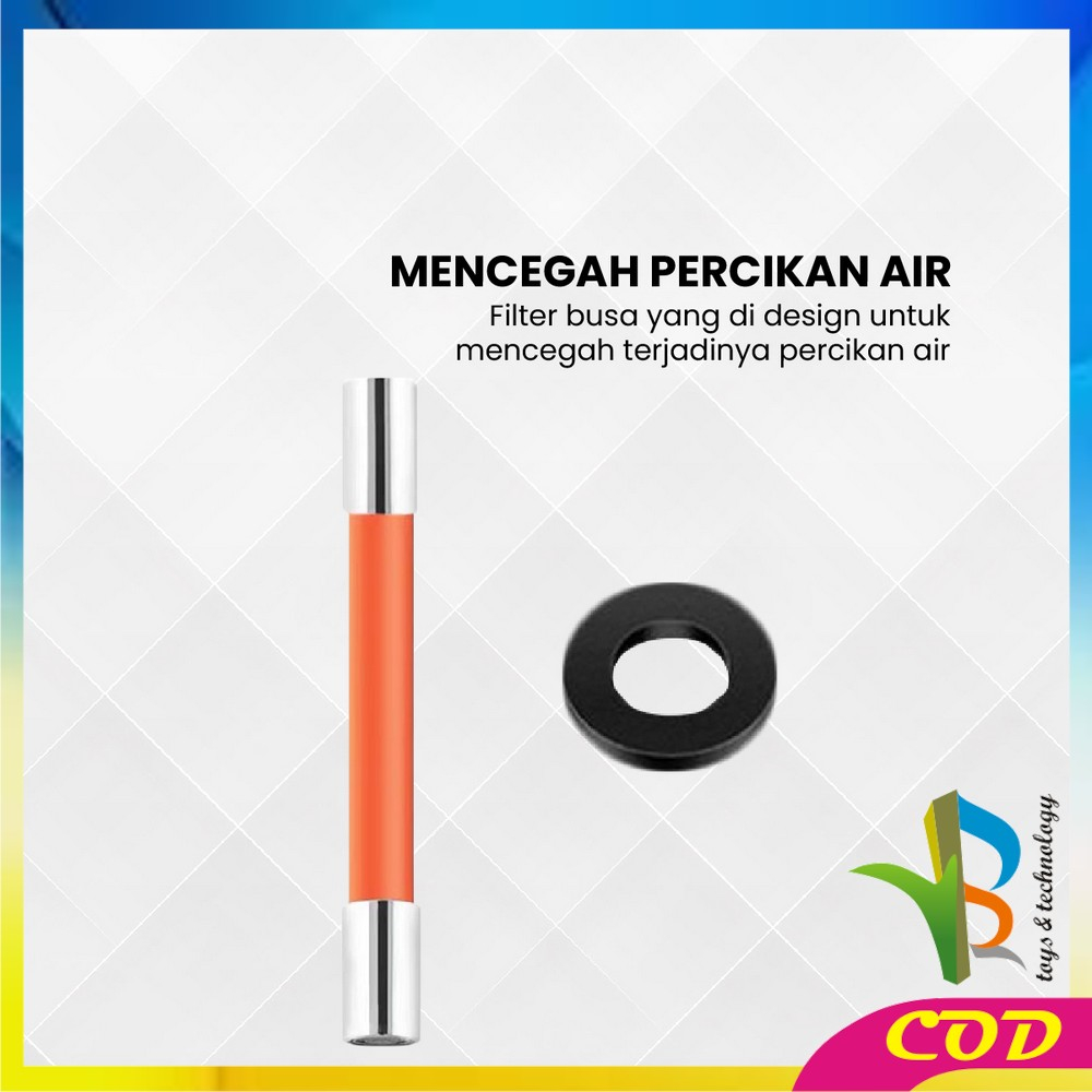 RB-C838 Selang Sambungan Kran Air Universal 1/2 Inch 360 Derajat / Alat Penyambung Kepala Keran Air Wastafel Pipa Elastis