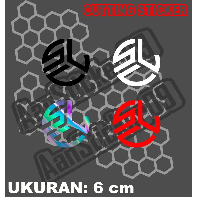 stiker slv logo bulet stiker cutting