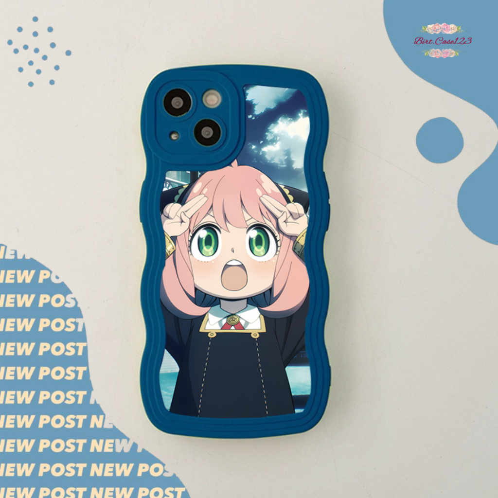 CUSTOM SOFTCASE SILIKON GELOMBANG WAVY CUSTOM ANYA FOR REALME C2 5 5I 5S C3 8 PRO 8I 9 PRO PLUS 10 C11 C12 C25 C15 C17 7I C20 C21Y C25Y C30 C31 C33 C35 NARZO 50A 50I PRIME BC8074