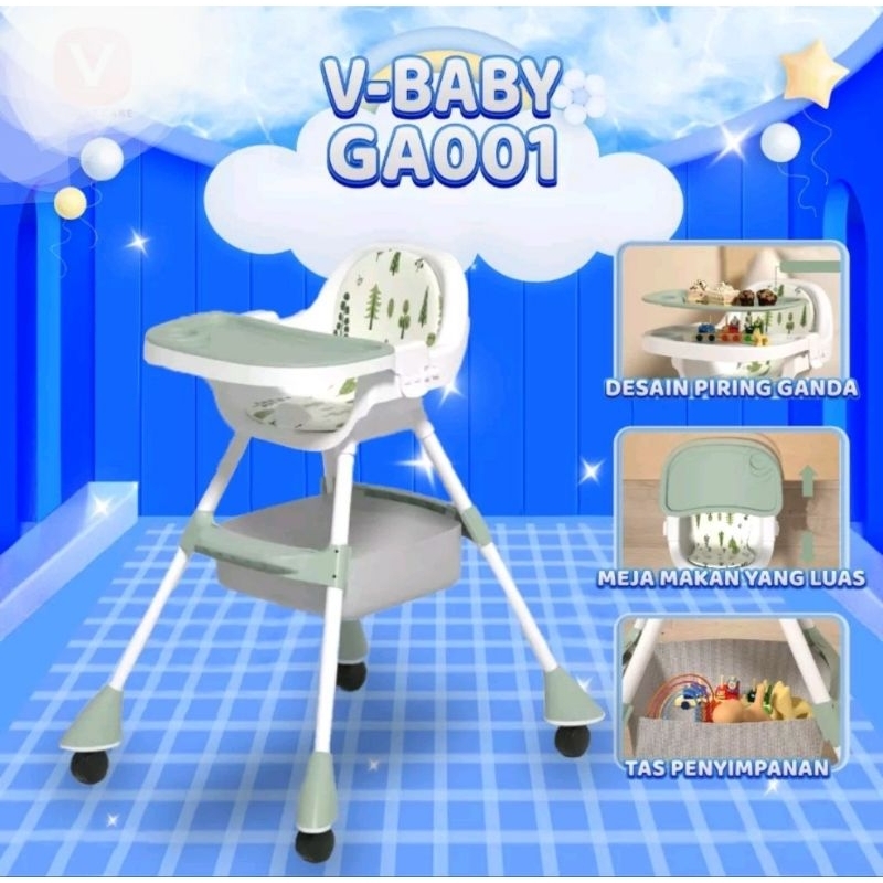 MULTIFUNGSIONAL BABY CHAIR//Kursi Makan Bayi dan Balita Portable