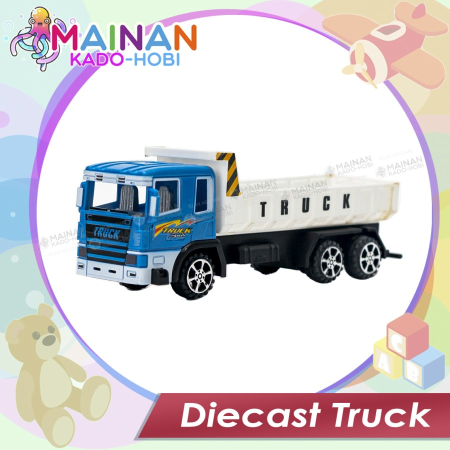 HADIAH KADO MAINAN ANAK LAKI MINIATUR DIECAST TRASH TRUCK KONSTRUKSI