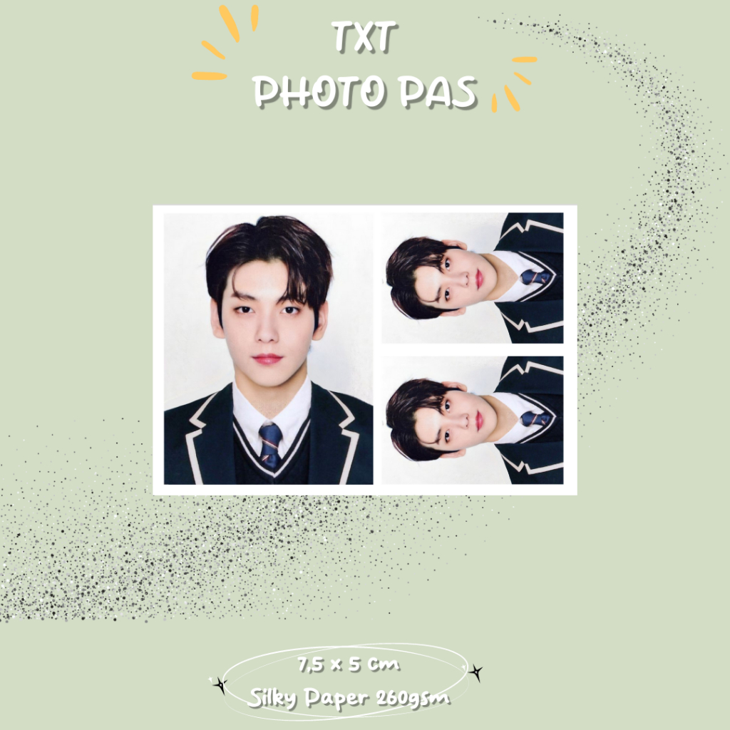 PAS PHOTO TXT PROFILE FOTO READY STOCK KPOP