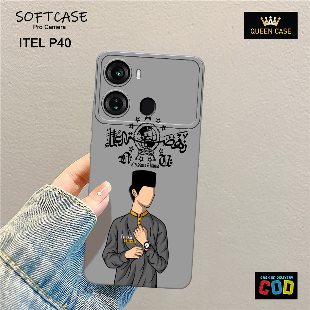 Softcase Hp Itel P40 Terbaru - Fashion Case Muslim - Case Hp Itel P40  - Casing Hp Itel P40 - Kesing