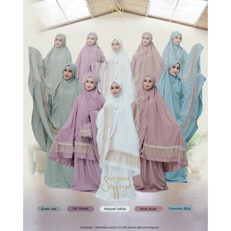 Saffiya Prayer Set 2in1 by Rona hijab | ready stock