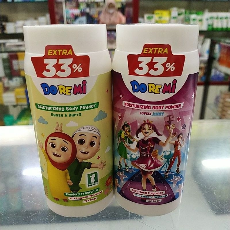 DOREMI Moisturizing Body Powder 75+25gr