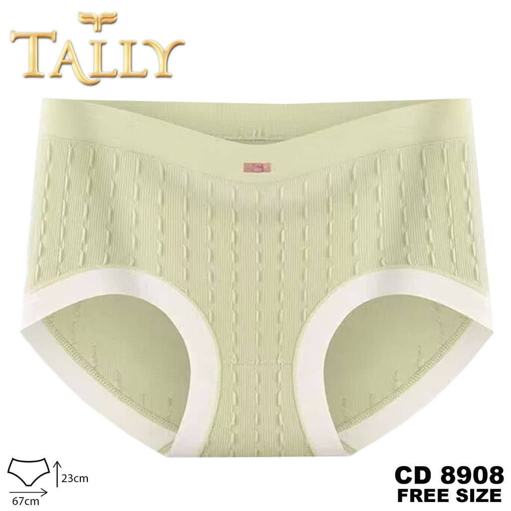 CD 8908 TALLY - TALLY Celana Dalam Wanita Bahan Rajut Stretch Fit to L - XL CD 8908 TALLY 8908 - CD CELANA DALAM WANITA RAJUT / STRETCHABLE SOFT PANTIES