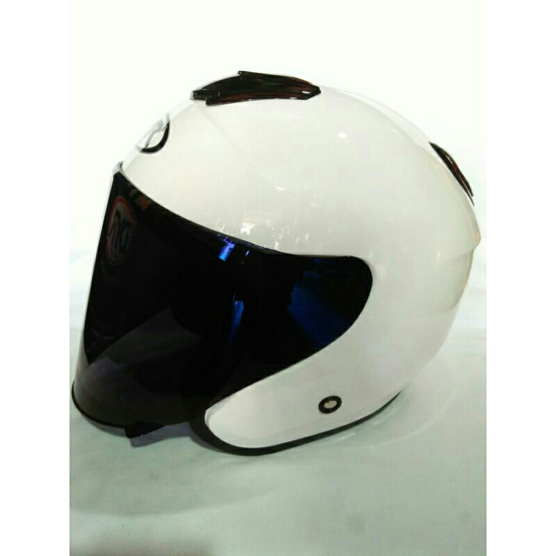 HELM KYOTO DYR OSAKA PUTIH FLAT VISOR
