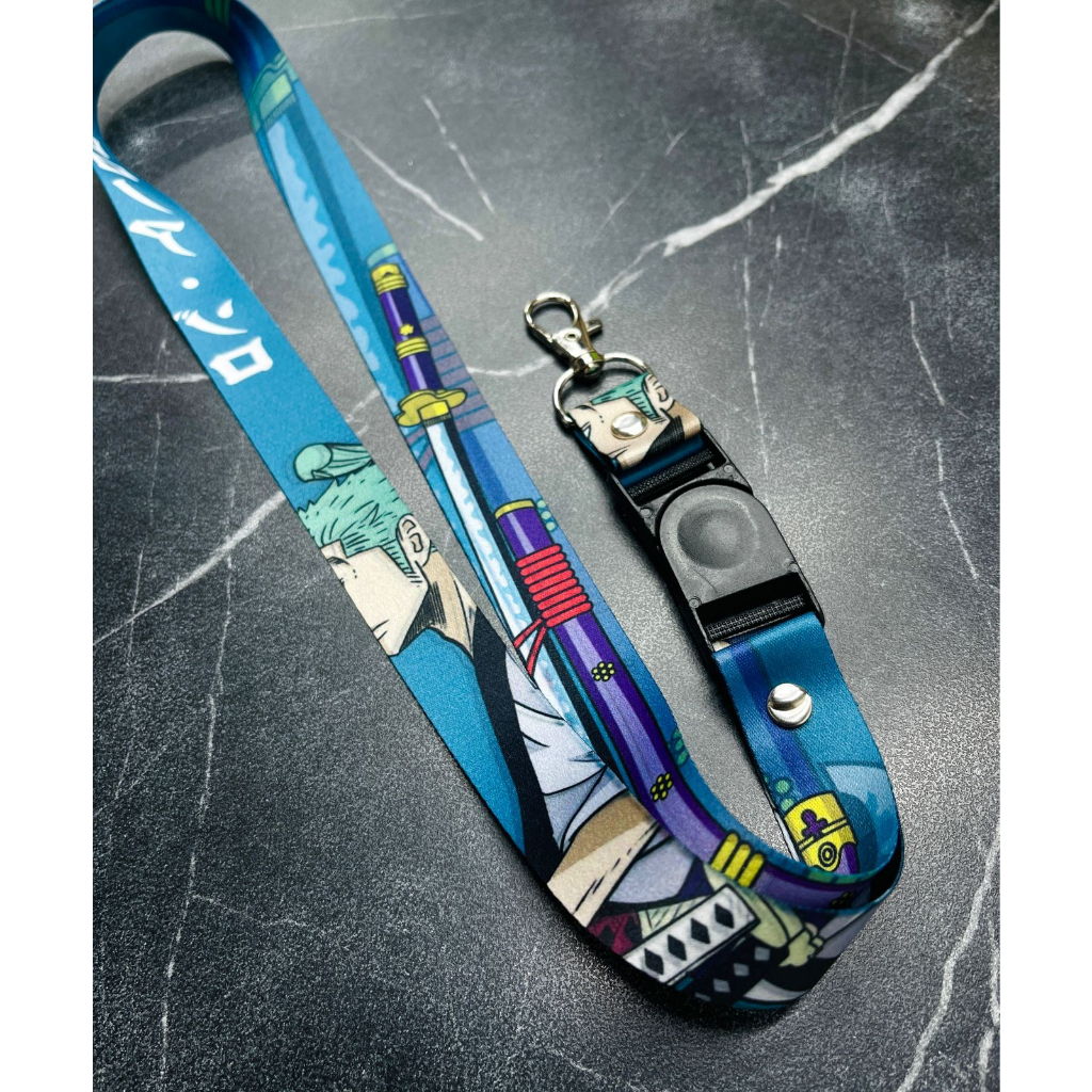 Lanyard Zorojuro Wano Anime Manga One Piece Fullprint Premium Unisex