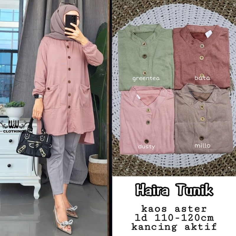 HAIRA TUNIK TOP original By W&amp;W