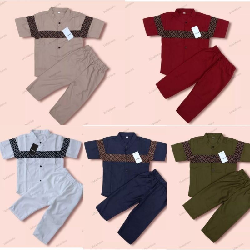 set balita anak 1-10 thn setelan anak laki laki // baju anak terlaris // one set anak