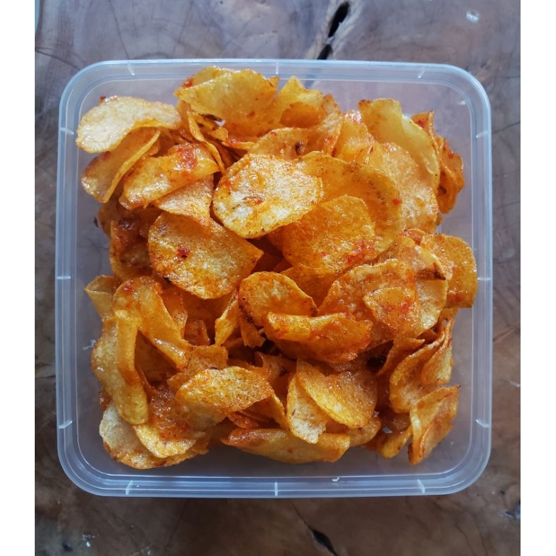 

Keripik kentang pedas manis | +-250gram