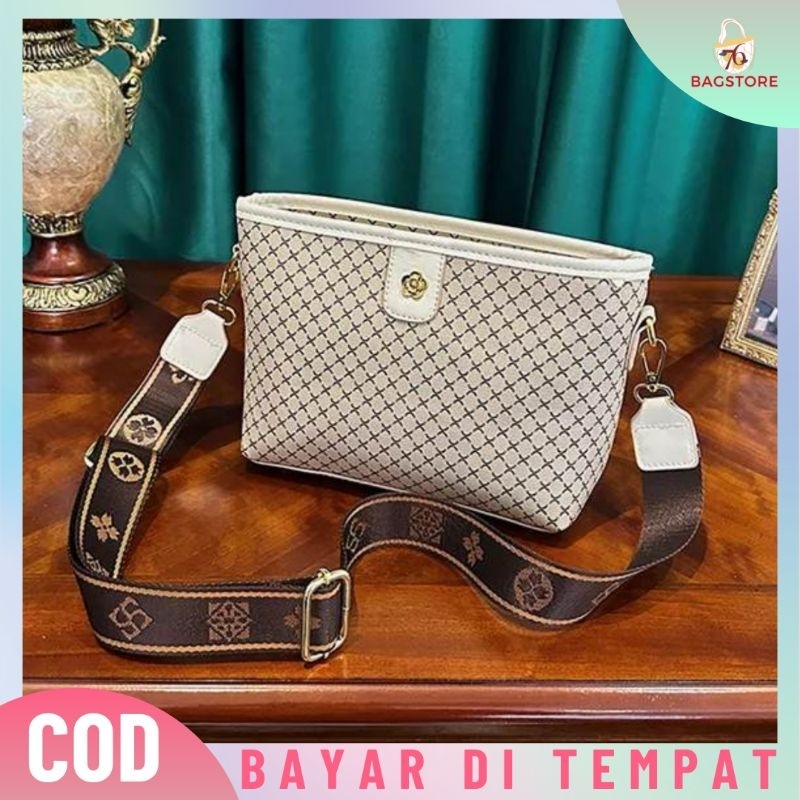 [IMPORT] T8513 - TAS SELEMPANG WANITA FASHION IMPORT - 76BAGSTORE