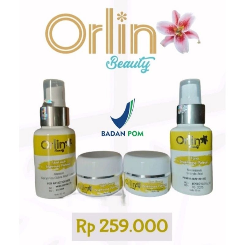 [HADIAH GRATIS] orlin beauty paket brightening | orlin beauty skincare | orlin skincare | orlin skin