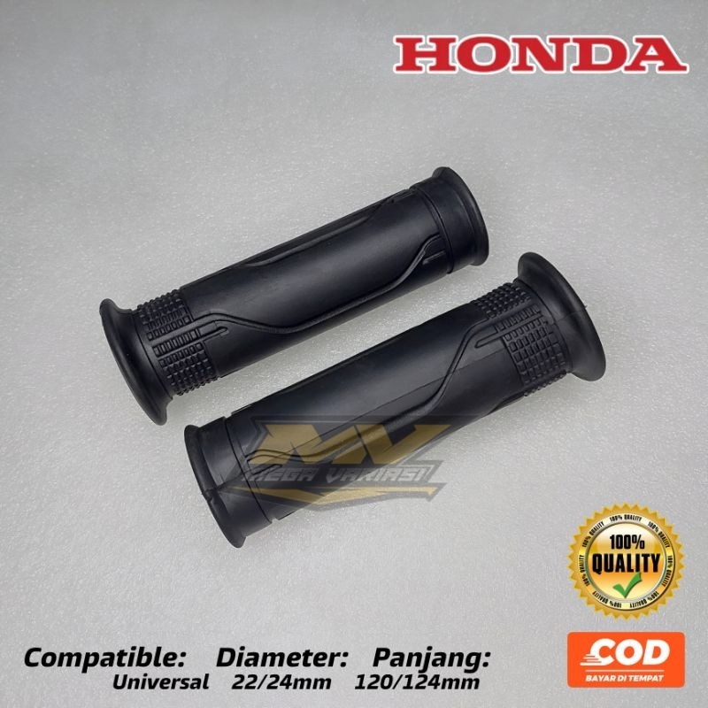 HANDGRIP MOTOR SARUNG GAS HANDFAT GRIP MOTOR STANDAR MODEL MEGAPRO BAHAN EMPUK DAN TIDAK LICIN COCOK UNTUK SEMUA JENIS MOTOR MIO BEAT SCOOPY NMAX PCX AEROX VARIO DLL