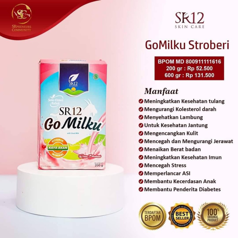 

GOMILKU STROBERI 200 gram