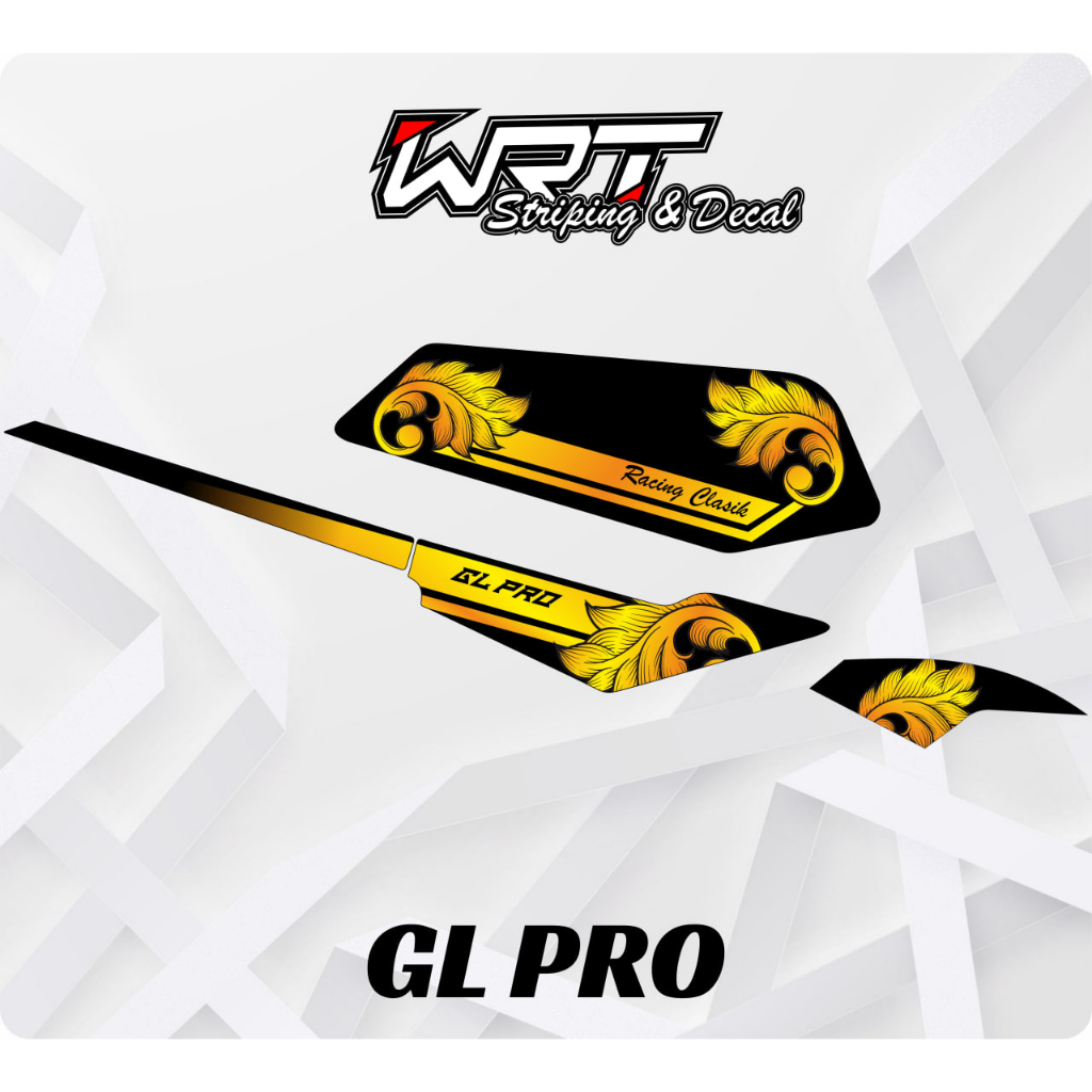 Striping GL Pro-Stiker Lis Decal GL Pro/Max Batik Simpel