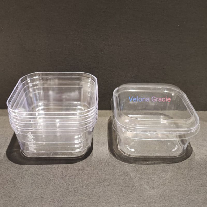 

2Xbtygneal Sakha Snack ) Cup Puding Jelly Ch 7575 Isi 50 Pcs + Tutup Mika Kotak Akrilik Bening