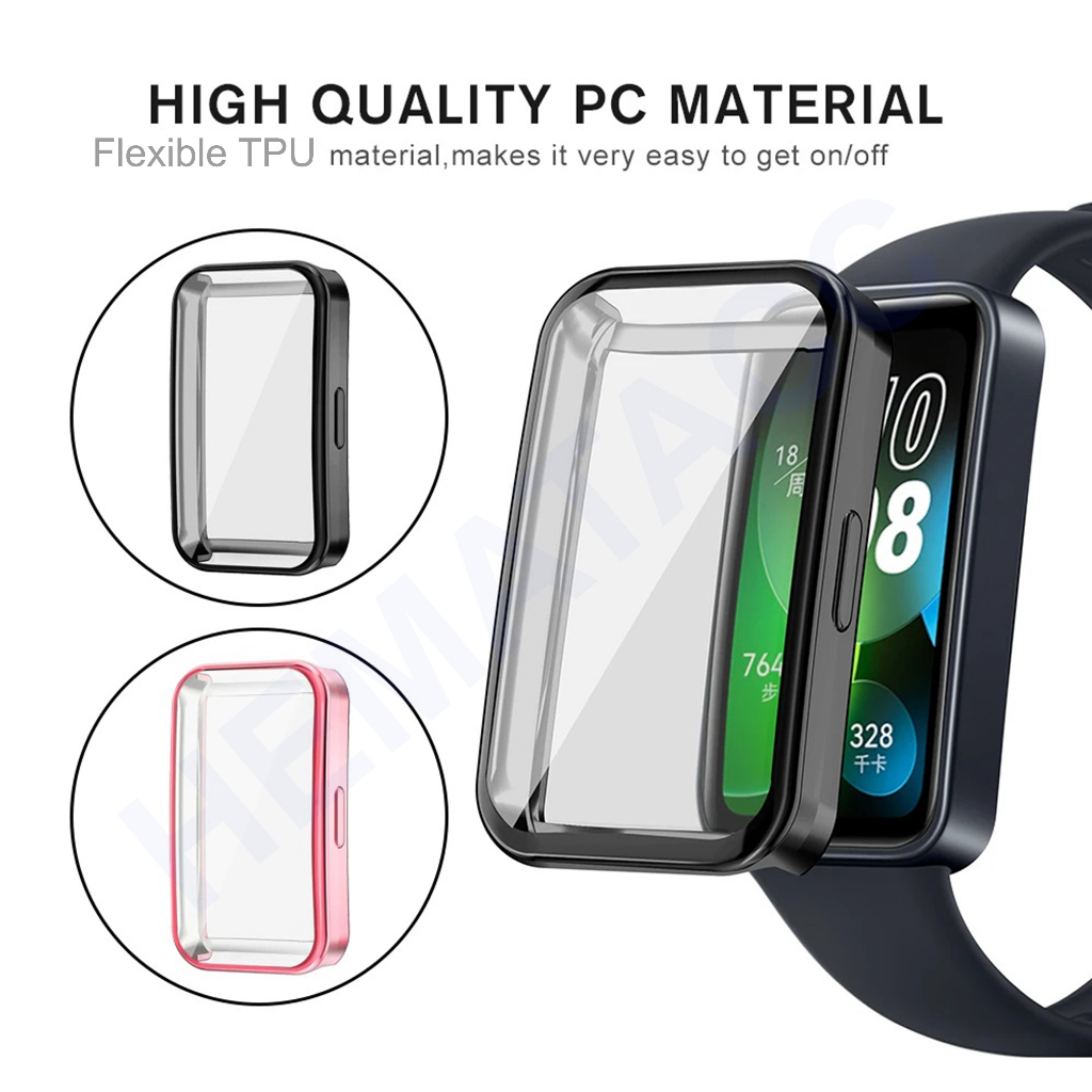 Bumper Screen Soft Case Huawei Band 8 Anti Benturan Hematacc