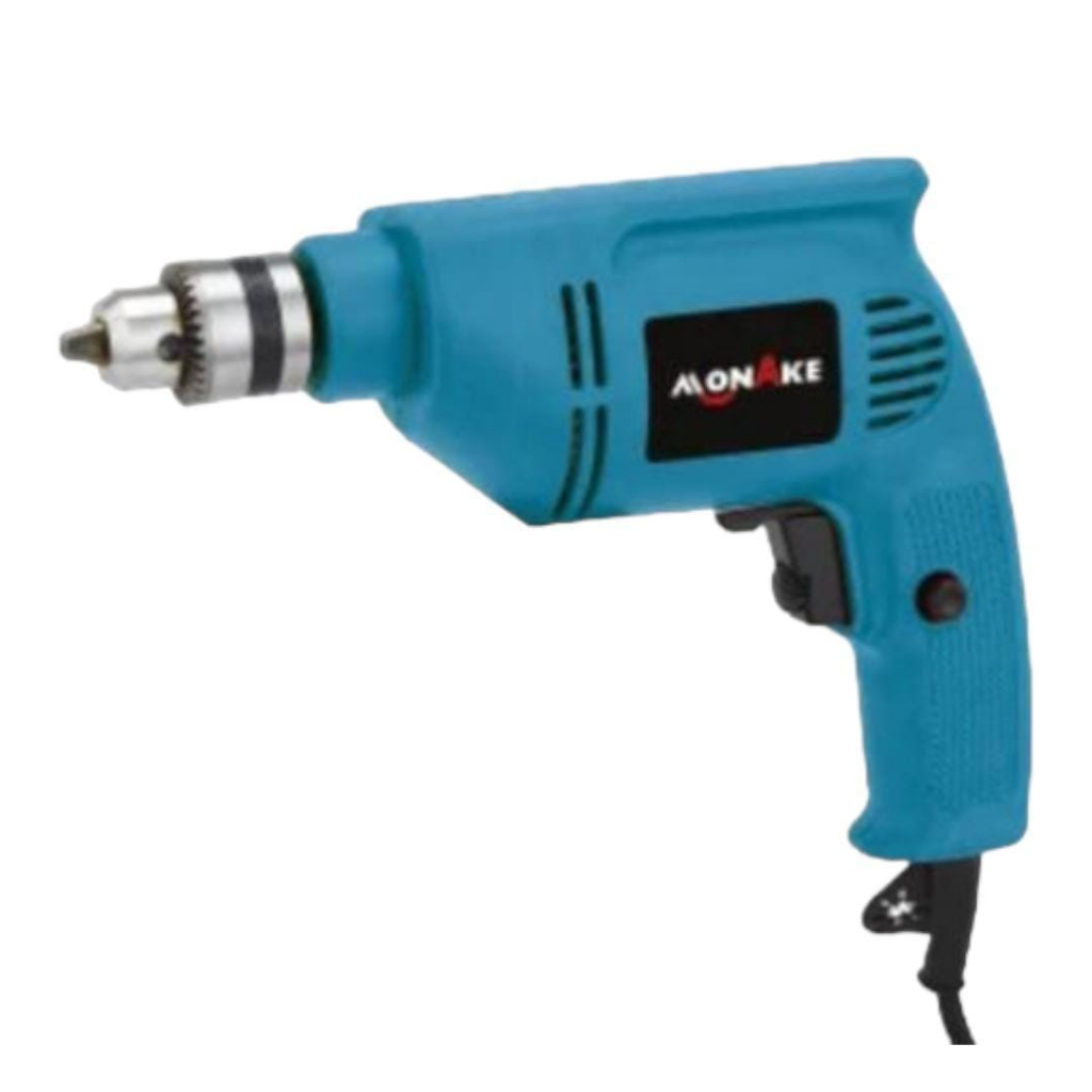 ADEM Mesin Bor 10MM Mesin bor tangan MONAKE / Electric Drill 10 mm Bor impact Bor tembok beton BIRU MAKITTA