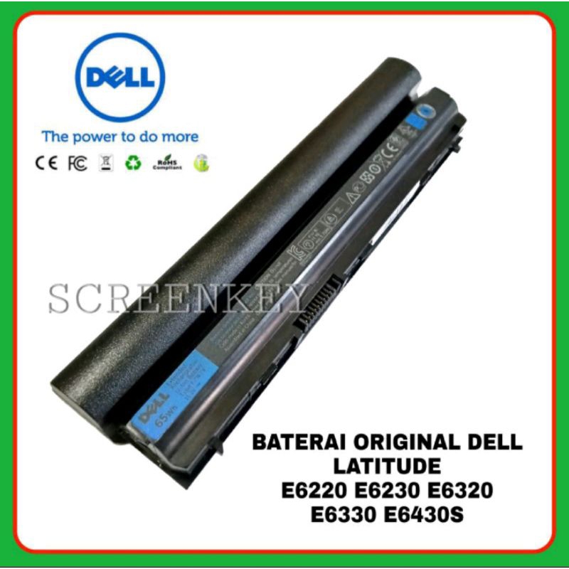 Baterai Original Laptop Dell Latitude E6220 E6230 E6320 E6330 E6430S