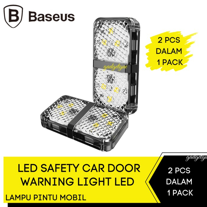 Lampu Pintu Mobil Baseus Door Open Warning Light Led Safety Car Door baseus light door original mura