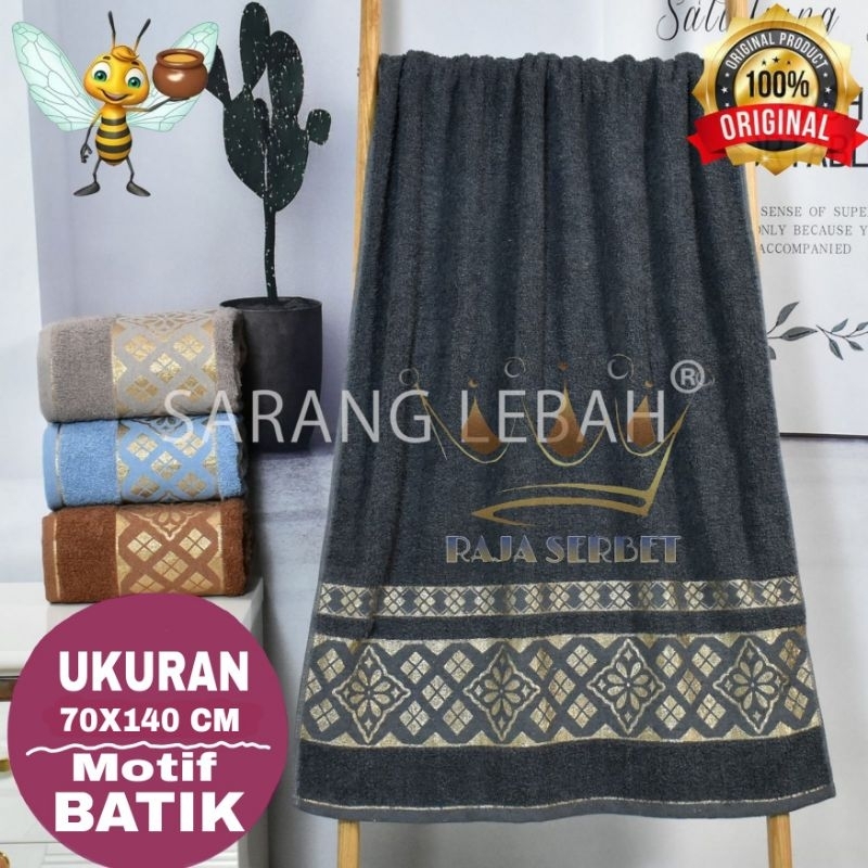 Handuk Mandi Dewasa katun motif Lembut uk 70x140cm