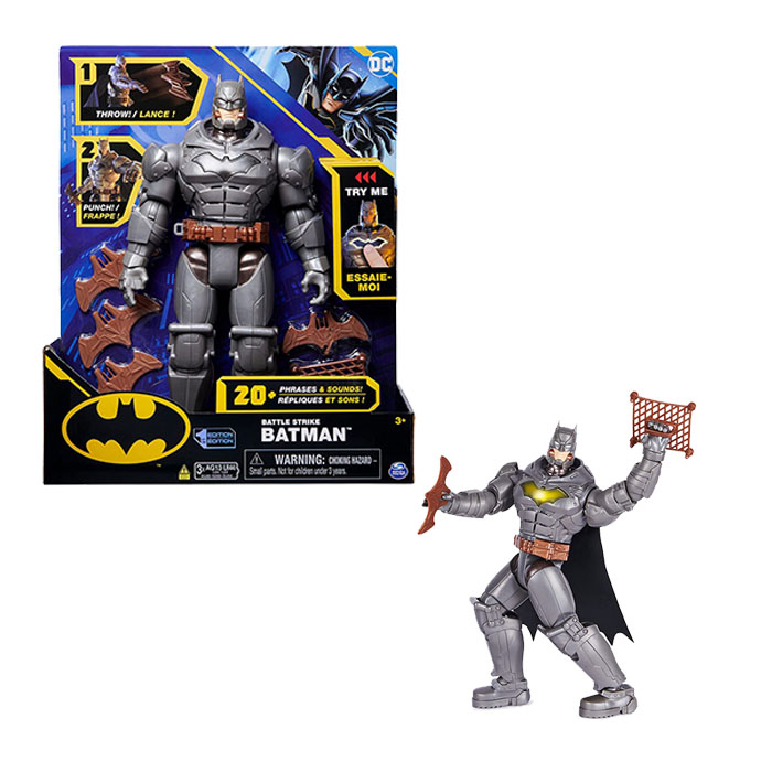 DC Comics Battle Strike Batman Action Figure 12-inch