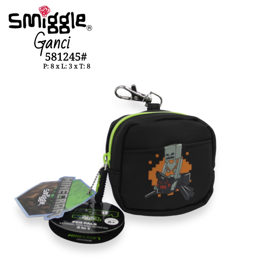 Smiggle Minecraft Backpack Lunchbag Wallet