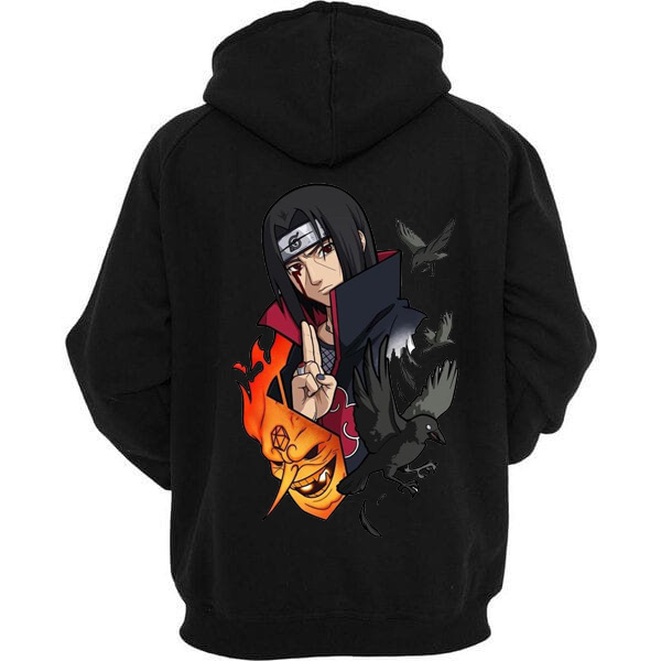 Hoodie Jumper Anime Naruto Itachi Uchiha - Hoodie Animasi Naruto