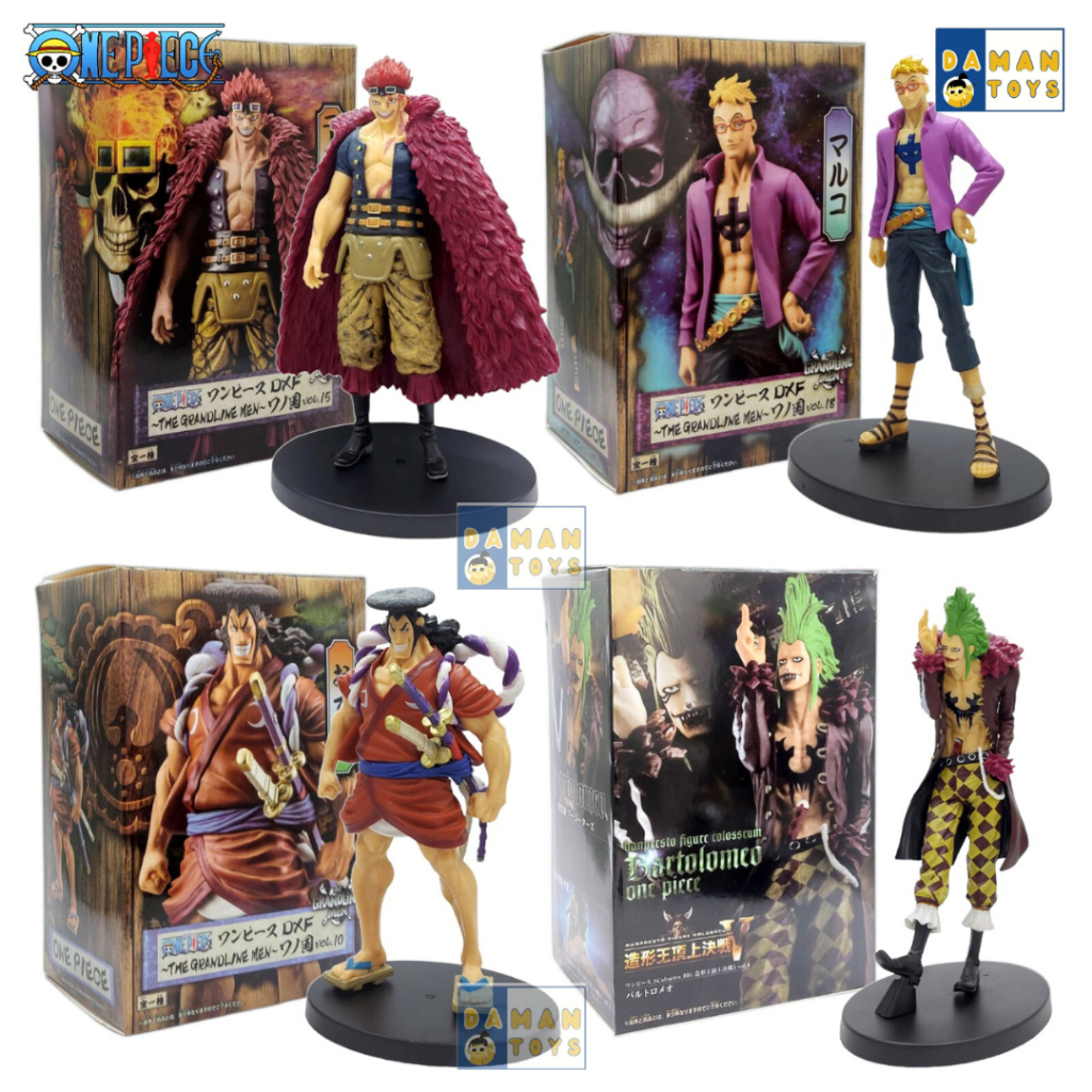 Action Figure Dxf Eustass Kid One Piece Kozuki Oden Bartolomeo Macro Anime Pajangan Koleksi