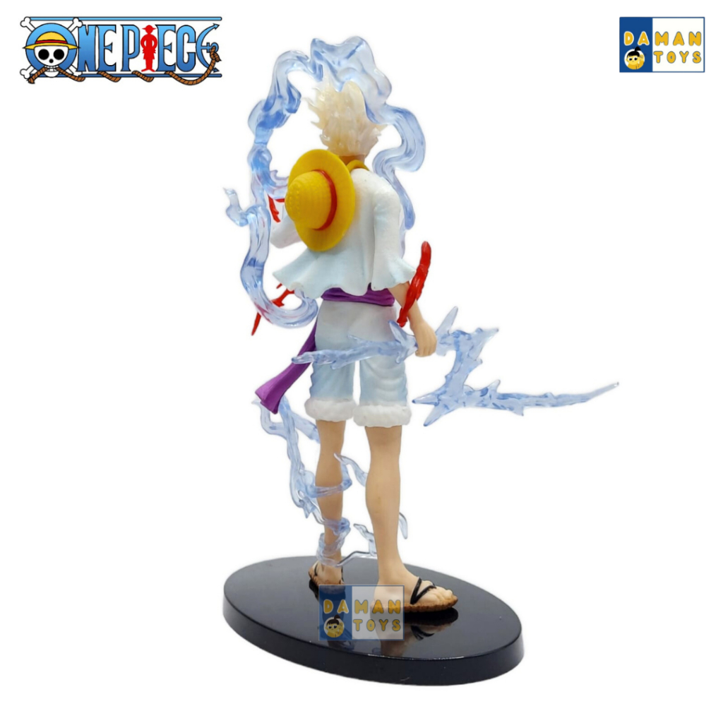 Action Figure One Piece Gear 5 Luffy Figure Sun God Hercules Nika Anime Figur Pajangan