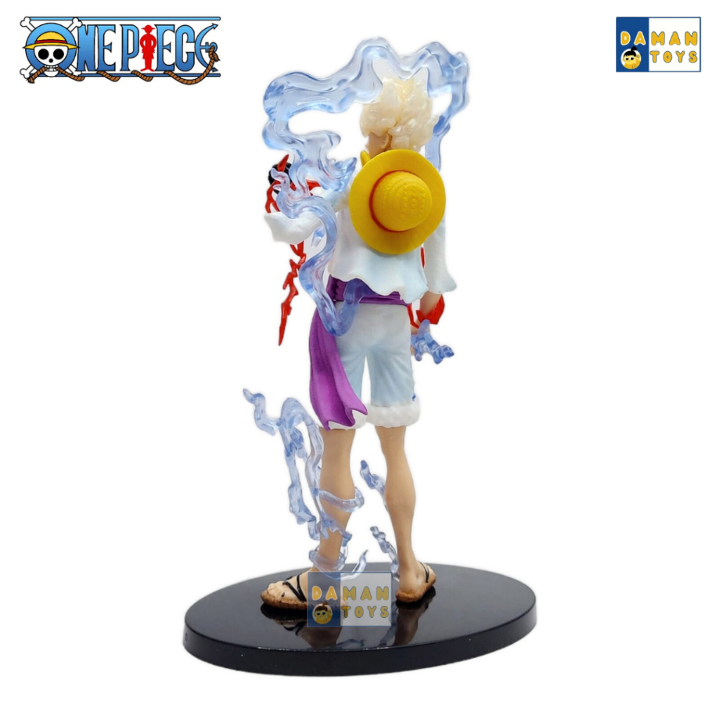 Action Figure One Piece Gear 5 Luffy Figure Sun God Hercules Nika Anime Figur Pajangan