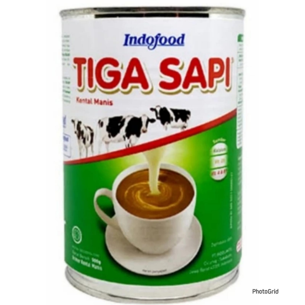 

Skm TIGA SAPI 490gr Susu Kental Manis