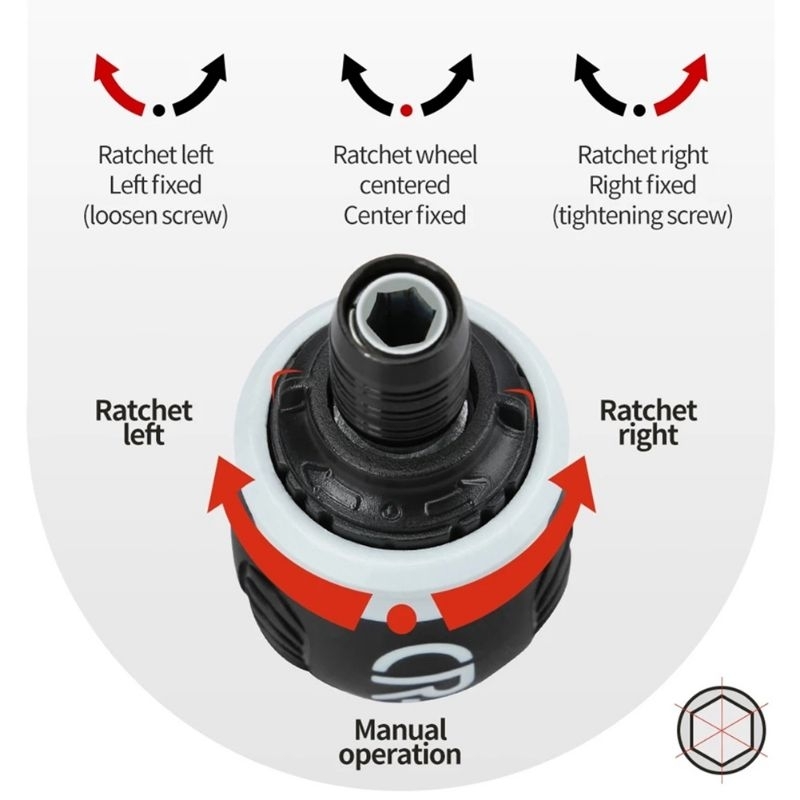 Obeng Ratchet BB Bolak Balik Buntek Mini Set 13 in 1