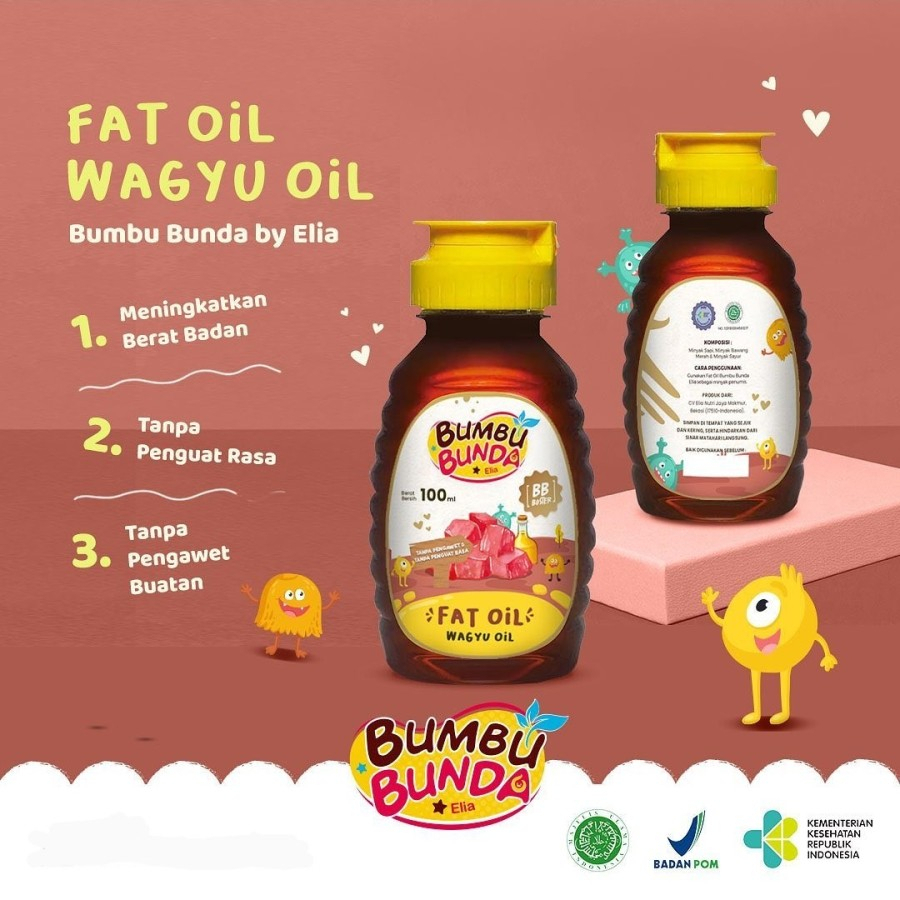 BUMBU BUNDA ELIA  FAT OIL / MINYAK MPASI