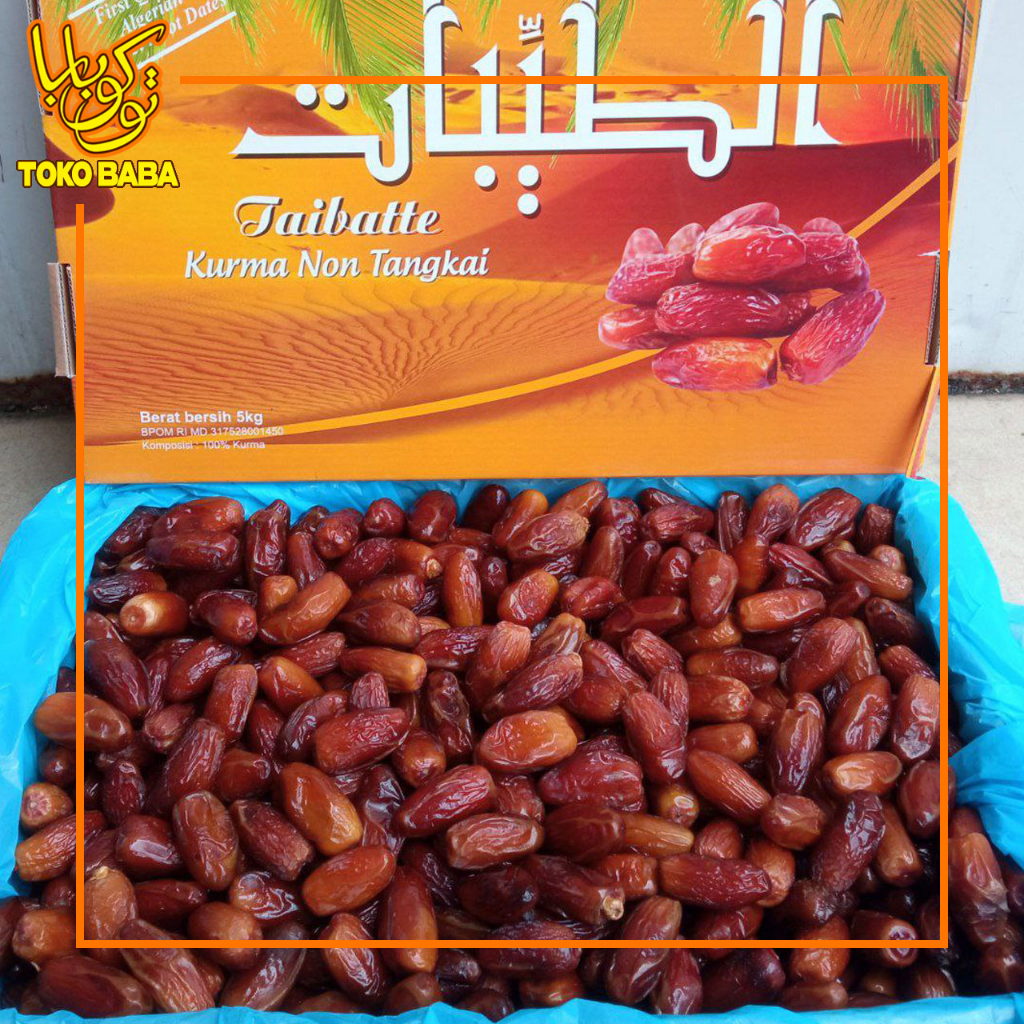

Kurma Tunis Madu Non Tangkai Taibatte 250gr