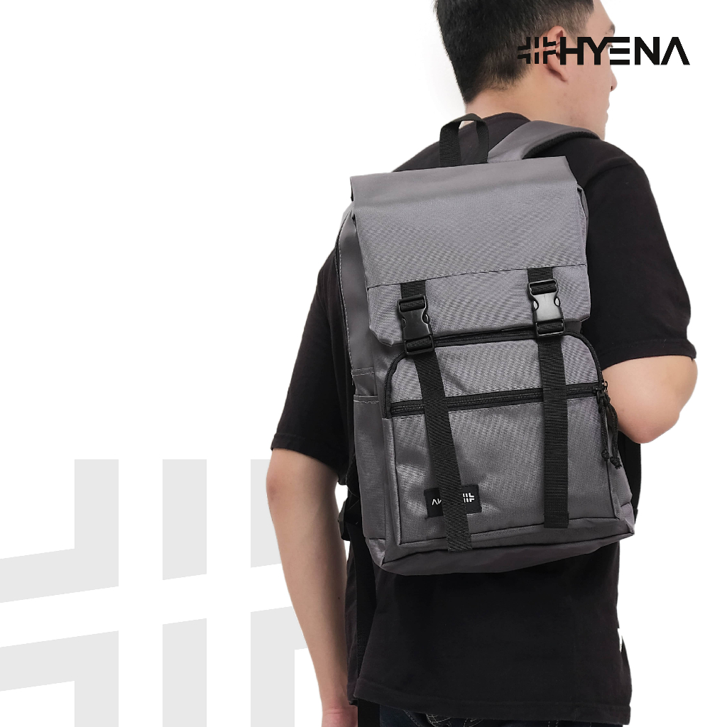 HYBRAND x Hyena [488] - TAS RANSEL HYENA TAS NAMA BACKPACK UNISEX IMPOR TAS KULIAH TAS KERJA GOOD QUALITY