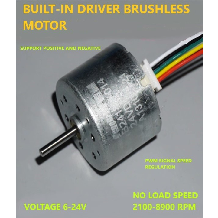 Dinamo Motor Built-In Driver Brushless Motor B2148 6-24V (310MX)