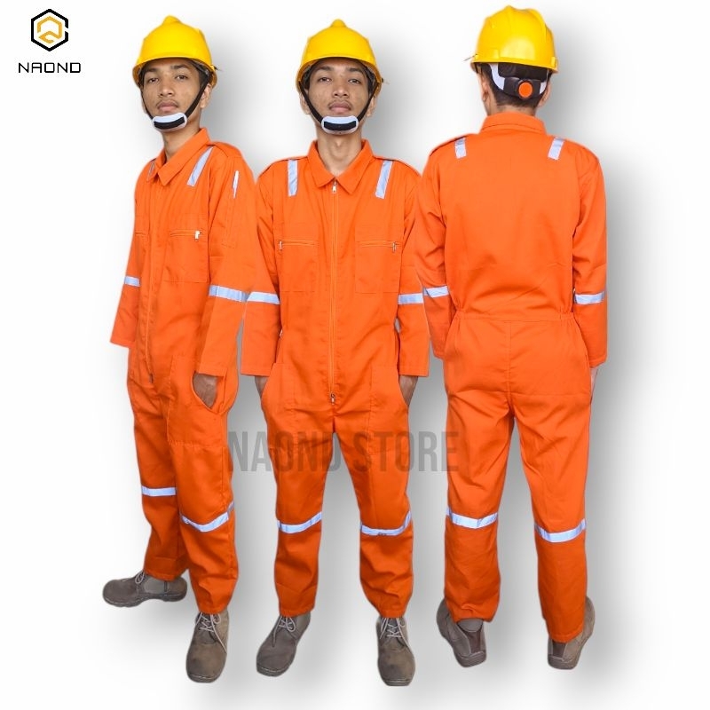 Grosir Wearpack Safety Scothlite 1&quot;/Wearpack Langsungan/Coveralls Baju kerja safety
