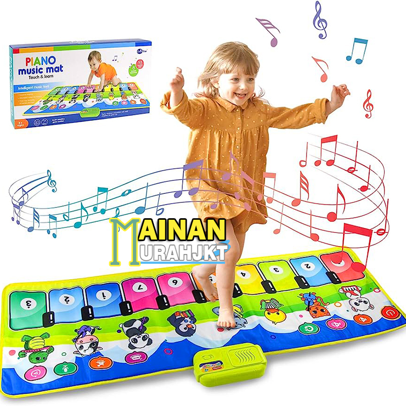 MAINANKEI MAINAN ANAK MURAH EDUKASI MUSIC PIANO MUSIC MAT PR-17620 MAINAN ANAK PIANO MUSIC HEWAN INTELLIGENT MUSIC TOYS